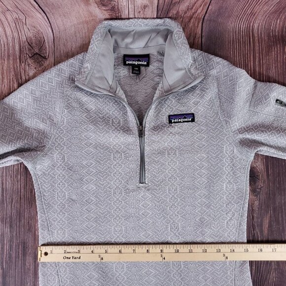 Patagonia Better Sweater Womens size XXS gray 1/4 zip fleece sweater 25618 - Picture 11 of 13